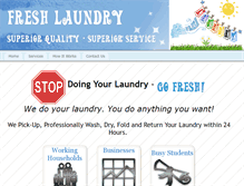 Tablet Screenshot of lilaundry.com